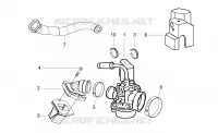 Carburador completo - Racord admisión
