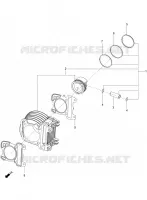 Grupo cilindro-piston-eje de piston