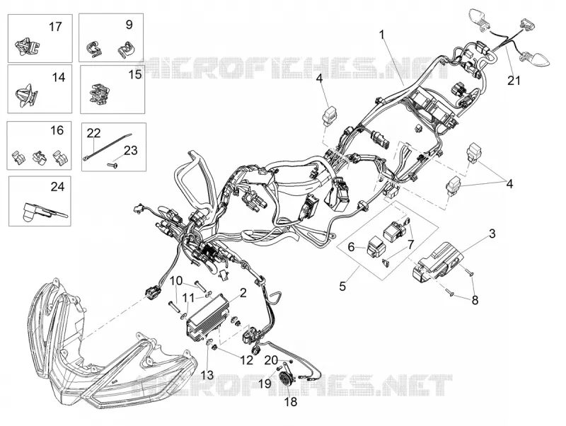 SISTEMA ELÉCTRICO DELANTERO