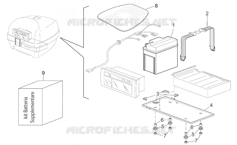 Additional battery kit