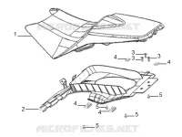 asiento y guardabarros trasero