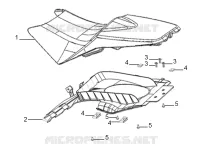 asiento y guardabarros trasero